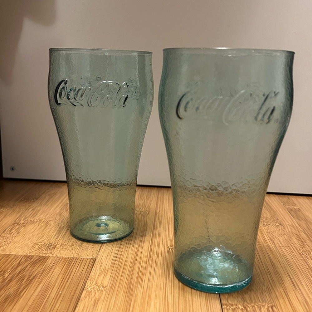 Coca Cola Tinted Glass Pair